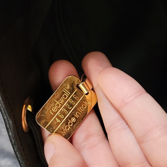 Moschino Redwall vintage black drawstring purse and matching wallet - Picture 16 of 16